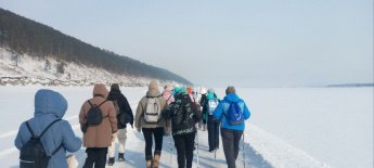 Ледовый переход Ангарские бусы