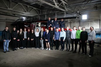 Экскурсия в местную пожарную часть